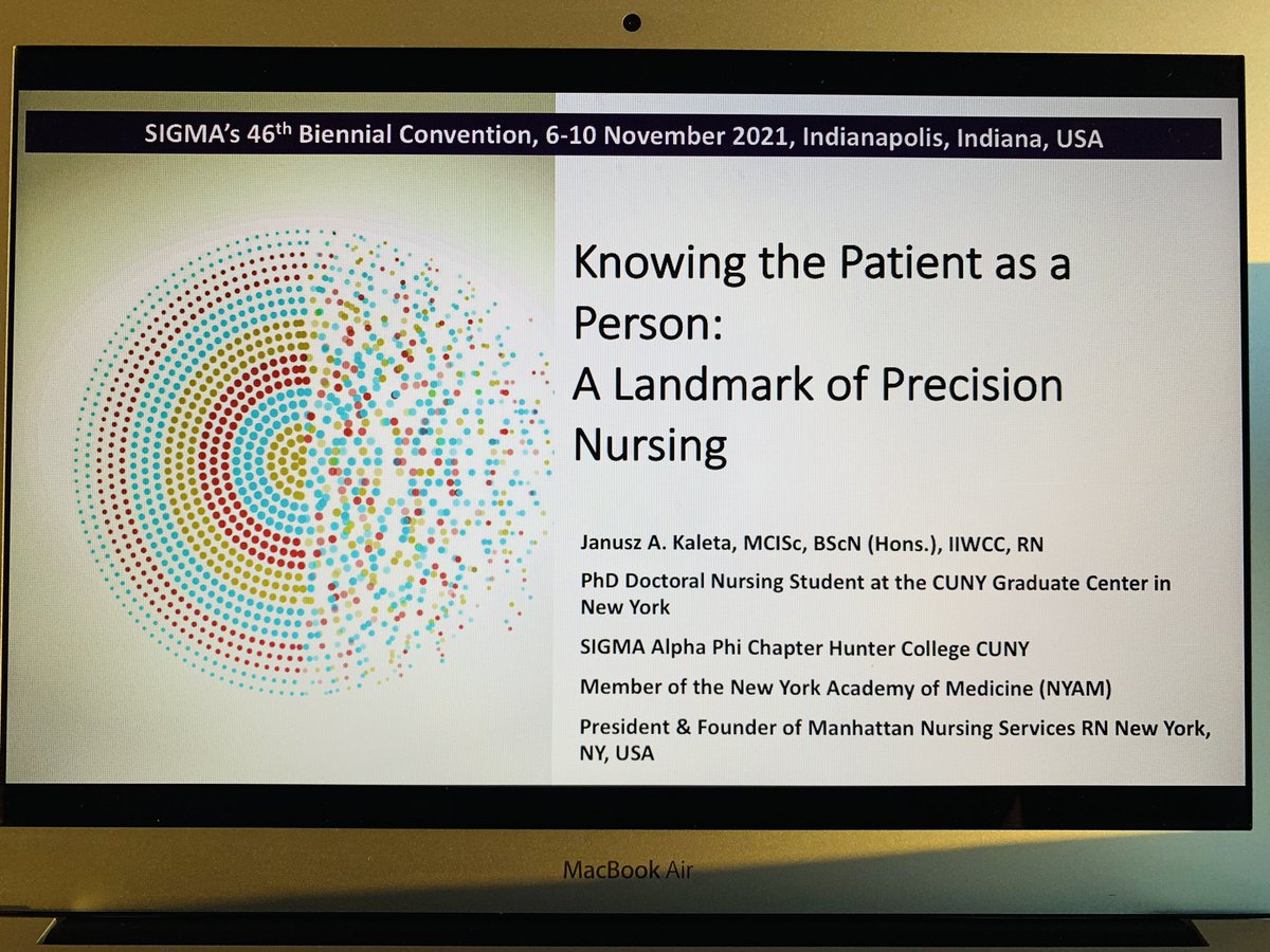 ExpertRNurse's tweet photo. Inviting everyone #SigmaCONV21 @SigmaNursing to attend Sun. Nov. 7 session C 09 at 10:45-11:30am in Room 122 #KnowingThePatientAsPerson #Personomics #CUNYSPS #CUNY https://t.co/i4ky4fao4f