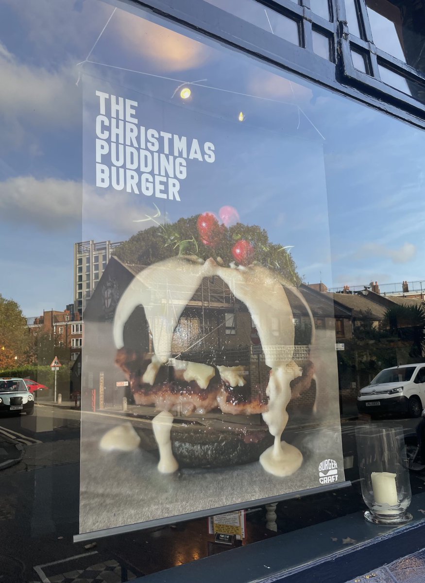 babe are you ok?? you’ve barely touched your Christmas Pudding Burger