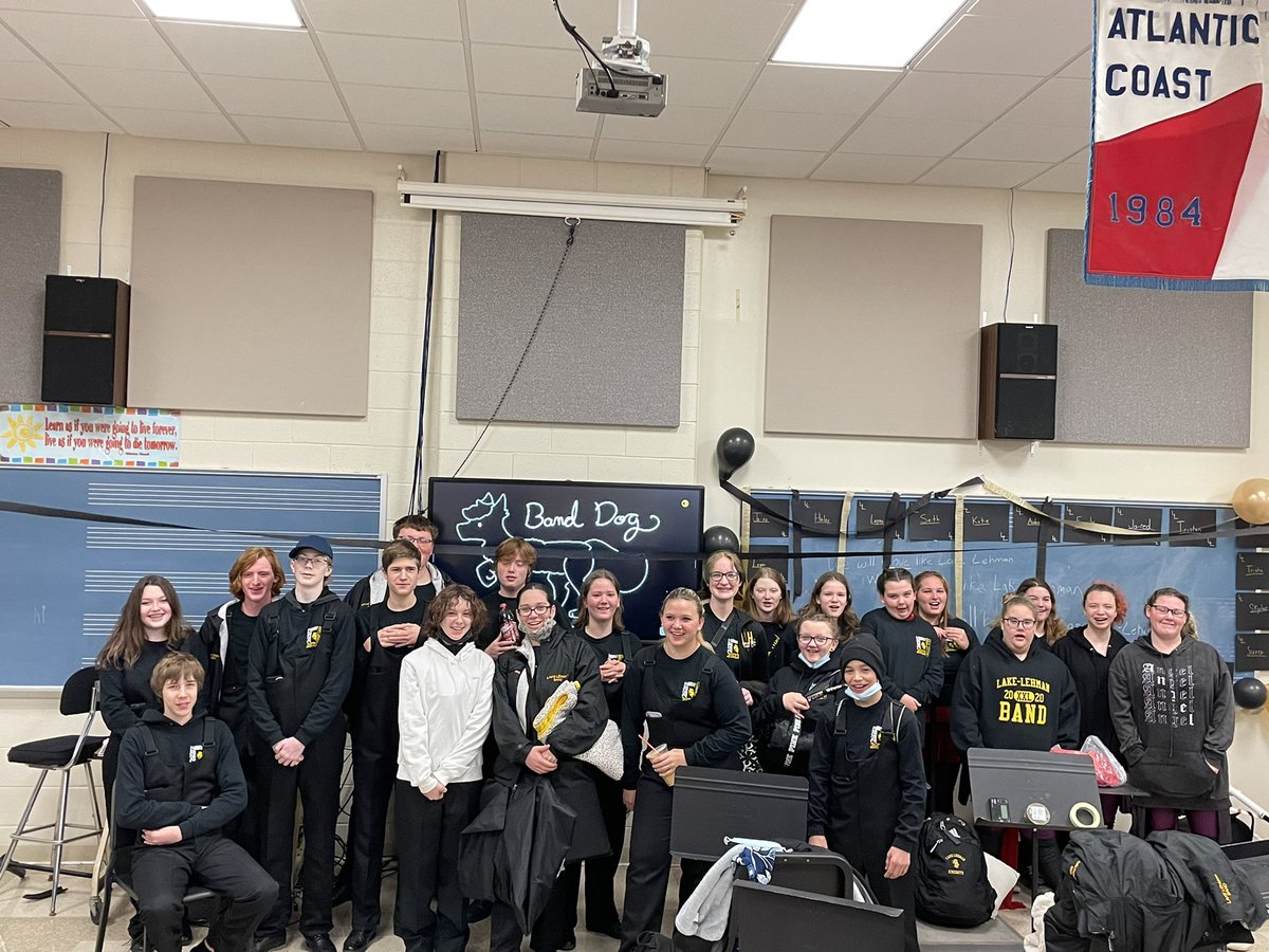 lakelehmanband's tweet photo. Good luck @lakelehmanband!! Competing at Atlantic Coast Championships today!! #ACCs #RED #llpride #Knight_Vision3 #finalcomp https://t.co/EwrWyg96Ky