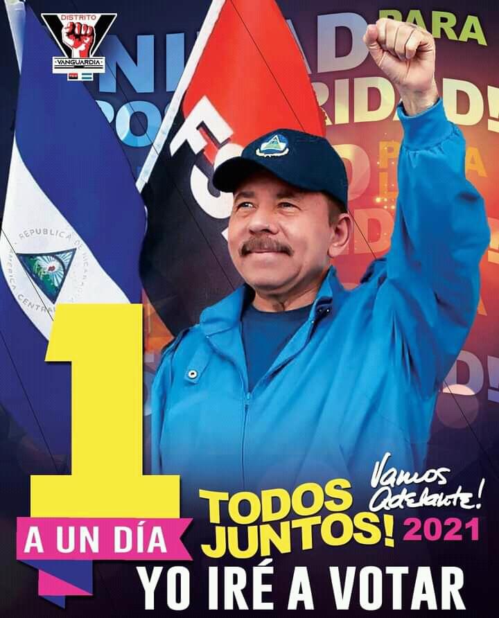 SolDeLibertad8's tweet photo. Razones por que votar por Daniel el 7-11-2021: Es votar por nuestra independencia y soberania, votar por patriotismo, consolidar de la la Revolucion Sandinista, por el modelo cristiano, socialista y  solidario.#EleccionesSoberanas2021 #ProsperandoConElPueblo @LaResistenciaSa https://t.co/fAuhciat0e