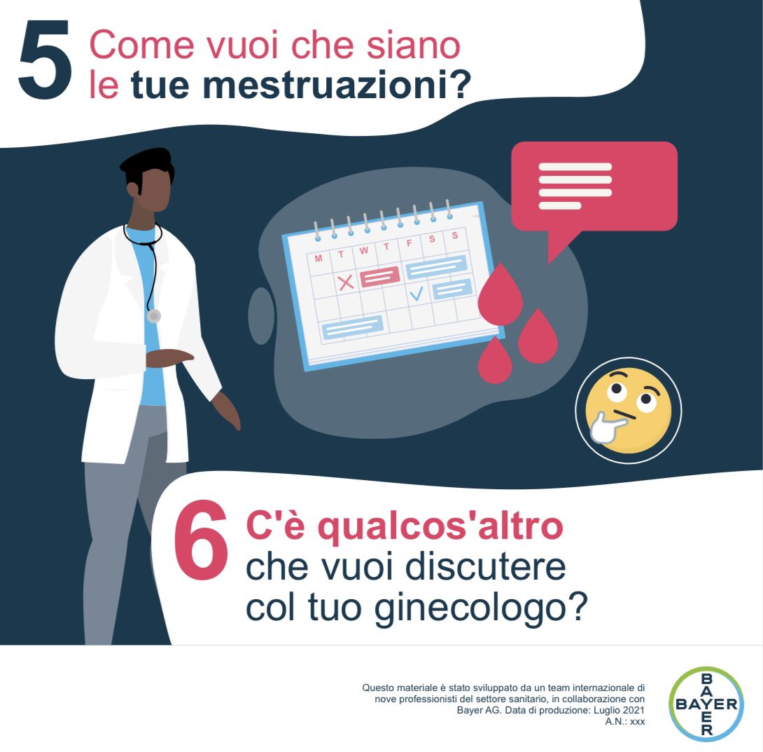 RossellaNappi's tweet photo. Sei semplici domande per aiutarti ad individuare la contraccezione giusta per te. Scorri le immagini per saperne di più!

This material was developed by 9 healthcare professionals in collaboration with @BayerItalia #Bayer#Partner#Contraception

@Olarik_MD @drajackielopez https://t.co/toK4PXk3jJ