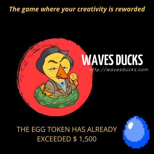 geometryknegay's tweet photo. @NFTLuffy Pay attention to this cool #NFT game @wavesducks https://t.co/QYVCOp7sDR