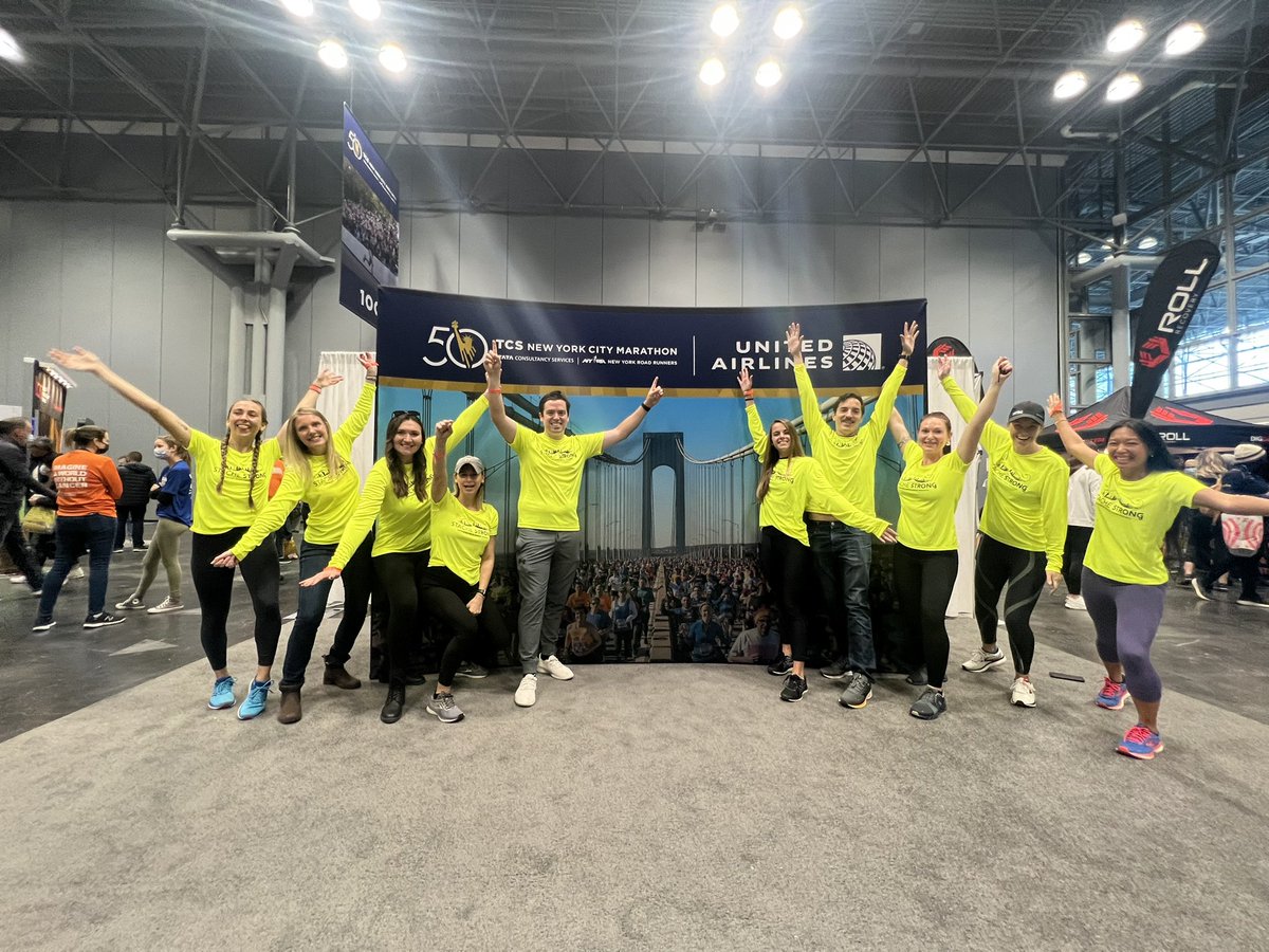StacheStrong's tweet photo. It’s race day!!! @nycmarathon for 17 StacheStrong runners who are closing in on $125,000 raised for brain cancer research. These runners have inspired us and reminded us why our efforts towards flipping the script on GBM are so needed. Run like the wind today &amp; #LiveStacheStrong! https://t.co/T2u2YgKmeE