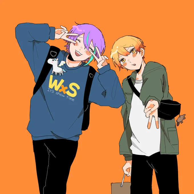 はっちゃけた類司が描きたかった
⚠️私服捏造 