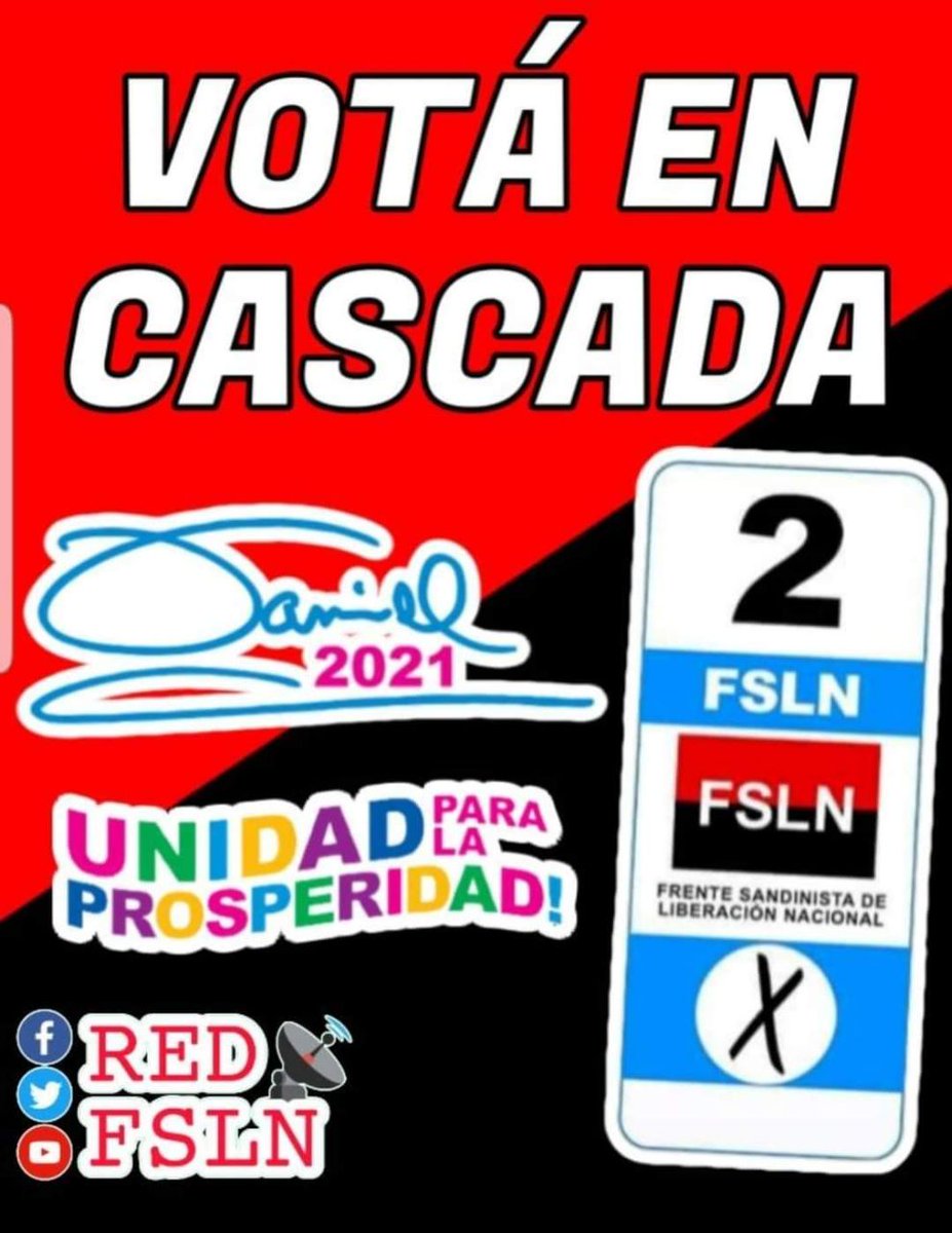 #Nicaragua #07Noviembre #NicaraguaTriunfa recordá <a href="/LaChinitaAzu/">𝓐𝔃𝓾𝓬𝓮𝓷𝓪 𝓢á𝓷𝓬𝓱𝓮𝔃 ✨❤️</a> <a href="/azulitos050979/">Los Azulitos de Nicaragua</a> <a href="/cachorrita_t6/">Cachorrita</a> <a href="/checandangani/">Chávez</a> <a href="/flordepino90/">Mujer Sandinista</a> la victoria está cerca ❤🖤✌