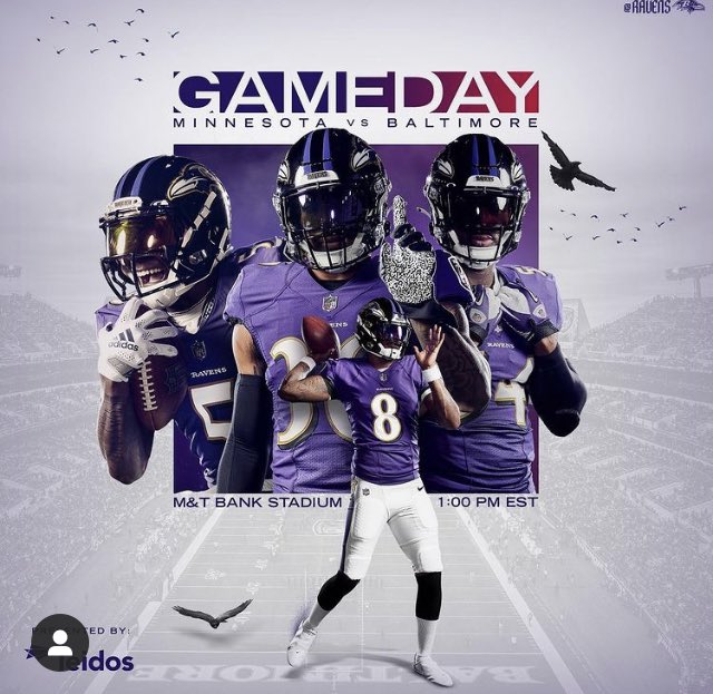 prinn_laura's tweet photo. Let’s Go Ravens! 💜💜💜 https://t.co/Cr8Eu6yfp5