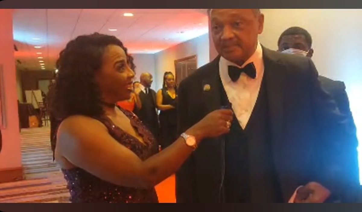 CLWhittington's tweet photo. Woke up and pinched myself! Did I really interview Rev. Jesse Jackson Jr. last night on the red carpet at The Chicago Urban League 's Golden Fellowship Dinner??? Yes, I did and God is good! #WhoyouWHITT #CWHITT #CULGFD60 #PRGRIND https://t.co/qmMyQseY8E