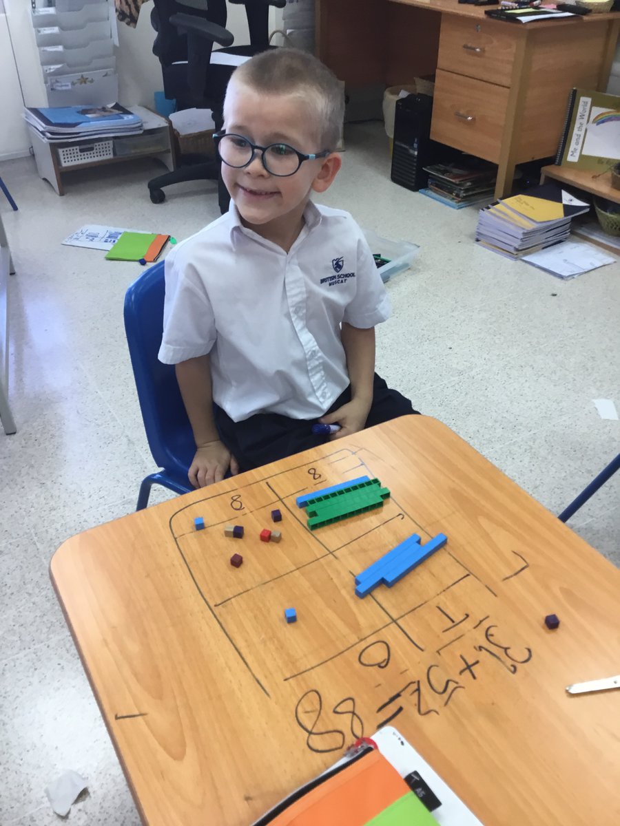 BSMuscatY2's tweet image. Don&apos;t you just love it when children get those light bulb moments! Well that was happening all over Year 2 last week while using a range of maths manipulatives to support learning about addition! @BSMuscatHeadPri @BSMuscatY2
