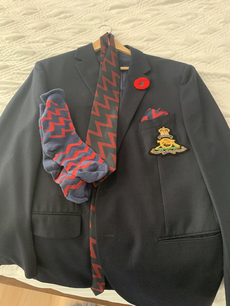 DavidGrebstad's tweet photo. Regimental mufti ready for Remembrance Sunday! #ubique150 #RemembranceDay2021 https://t.co/2xPCBb6wmH