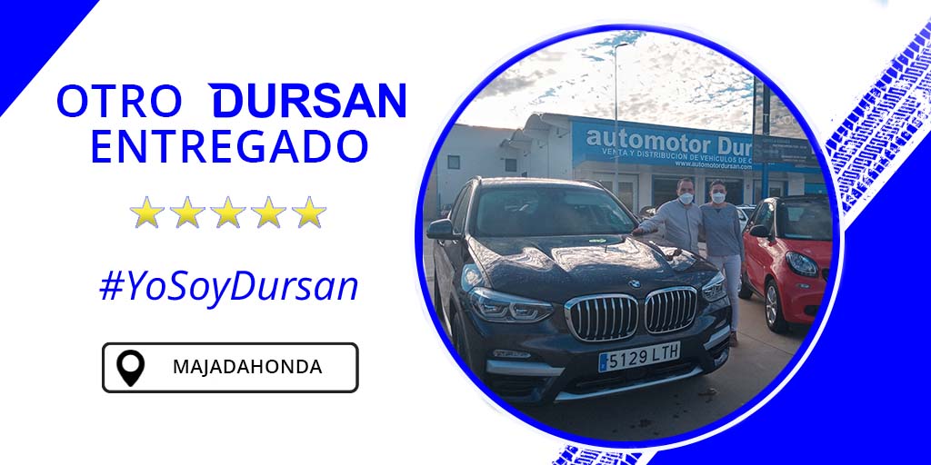 AutomotorDursan's tweet photo. 🙂𝙈𝙪𝙘𝙝𝙖𝙨 𝙜𝙧𝙖𝙘𝙞𝙖𝙨 𝙥𝙤𝙧 𝙡𝙖 𝙘𝙤𝙣𝙛𝙞𝙖𝙣𝙯𝙖‼

🚘𝗘𝗻𝘁𝗿𝗲𝗴𝗮𝘀 𝗗𝘂𝗿𝘀𝗮𝗻⭐⭐⭐⭐⭐

📍 Majadahonda.

#dursan #entregas #motor #car #clientes #clientescontentos #yosoydursan #cochesdeocasion #cochesdesegundamano https://t.co/tn6DnaMxfM