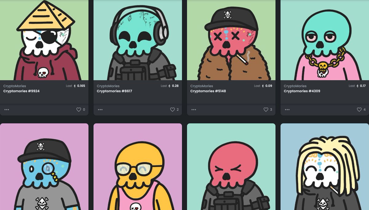 boeboebs's tweet image. Ok fam, had to cop a few Mories, I hear the rocket engines have been ignited 🚀 RT + Like if you are a Morie, or want a Morie, and follow me back! I want to follow every @CryptoMories. LFG!!! 💀🔥💯 #CryptoMories #Mories #MorieFollowMorie