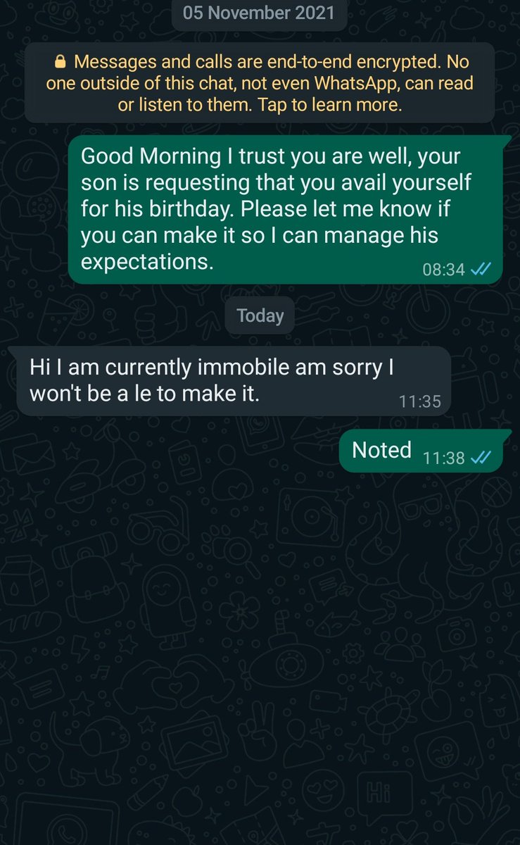 kay_ragious's tweet photo. My son asked me if I could ask his dad to visit him for his birthday....
Though his never been around , I asked anyways...

Now I don't know what to tell him...since I got the answer this morning...
What's the best way to let him down? Lie or tell the truth? https://t.co/eIoUXz6E5l