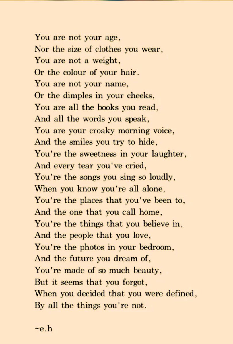 ArleneDickinson's tweet photo. A gentle reminder of who you are https://t.co/FBMuvtwvHU