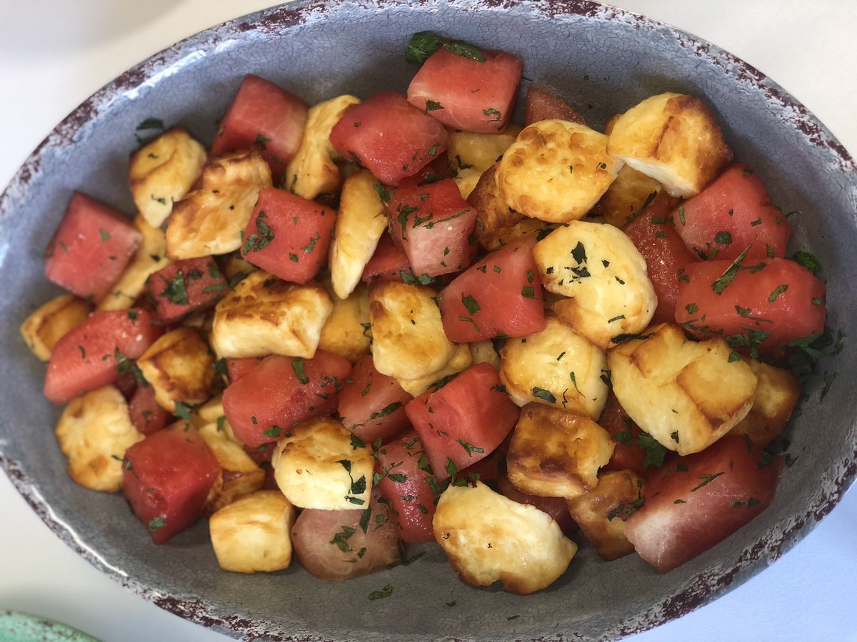 STAHSCatering's tweet photo. Lots of positive feedback on our feature salads. Bejewelled Cous cous, Watermelon and feta, Pesto potato and a superfood bowl. https://t.co/PFr3Z2oI10