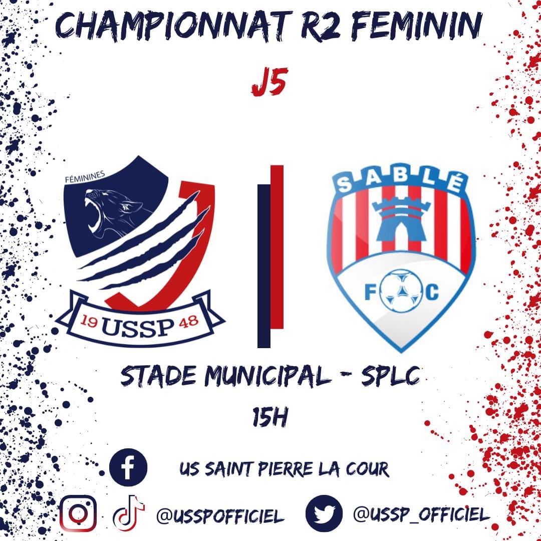 Jour de match !🔵🔴

✈️ : Direction Contest pour les seniors A dans un match 100% mayennais. 

🏠 : Les féminines reçoivent Sablé FC au stade municipal ! 

“𝙋𝙖𝙧𝙘𝙚 𝙦𝙪𝙚 𝙎𝙖𝙞𝙣𝙩 𝙋𝙞𝙚𝙧𝙧𝙚“