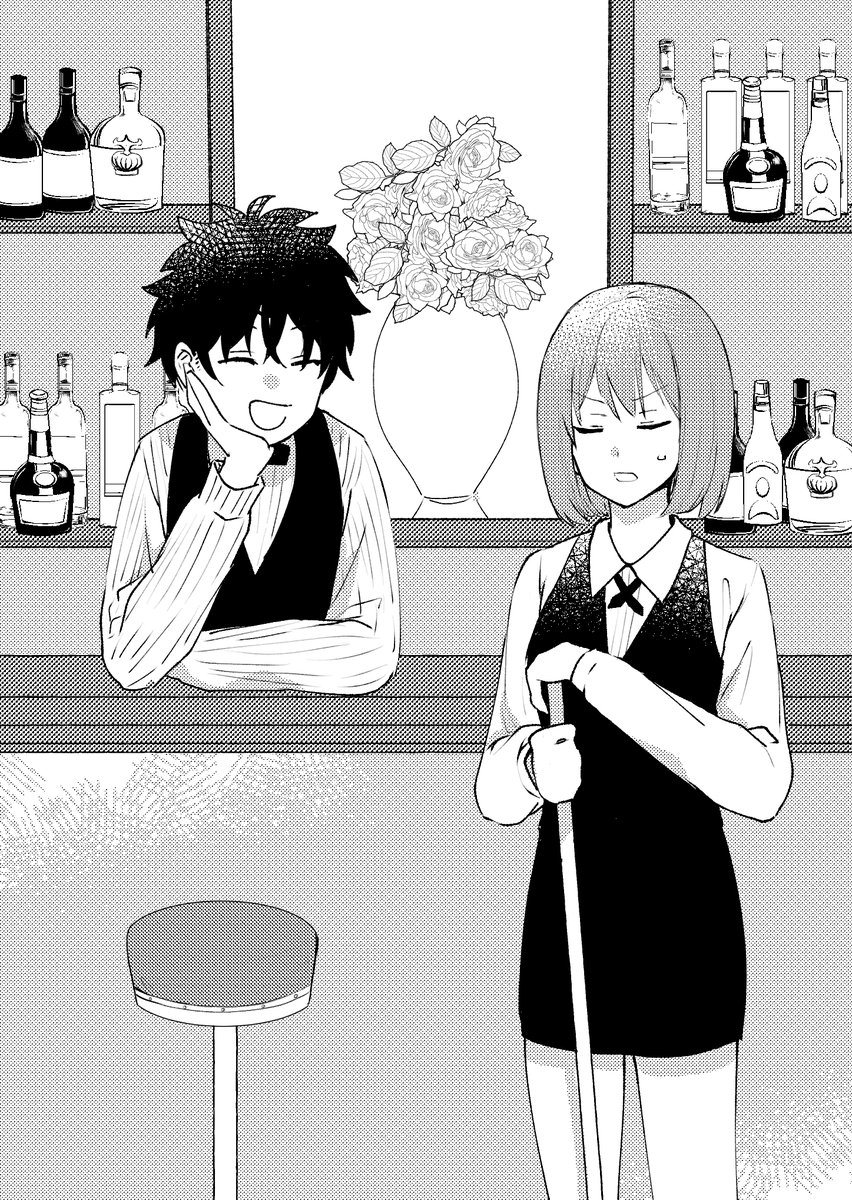 創真さんYシャツ似合わないけどモノクロならいけるんじゃ!?と思ったけどやっぱり似合わないなぁ。
朝陽と緋沙子は「緋沙子はバニー着ねぇの?」「私は裏方に徹する方が性に合っている」とかそんな会話してる。 