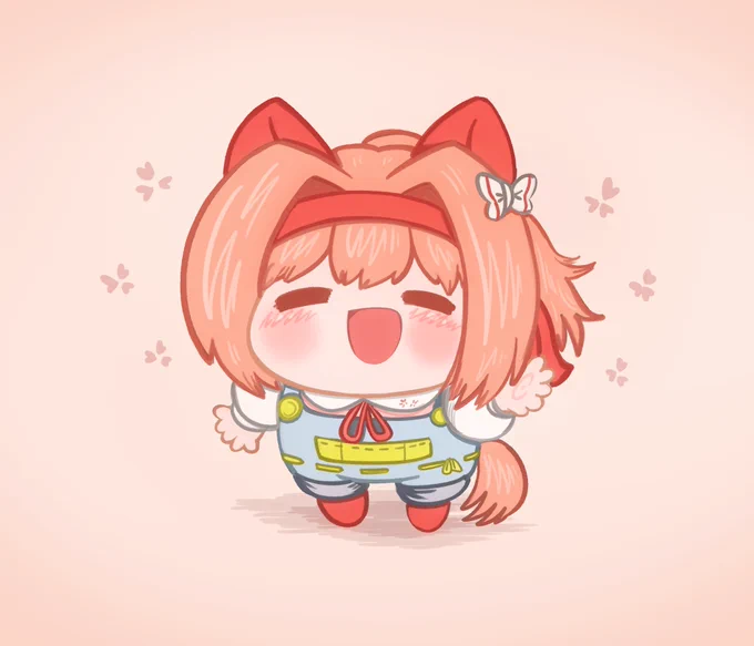 わたしの手をとって、一緒に走ろうトレーナー!🌸 #ウマ娘 #ハルウララ 