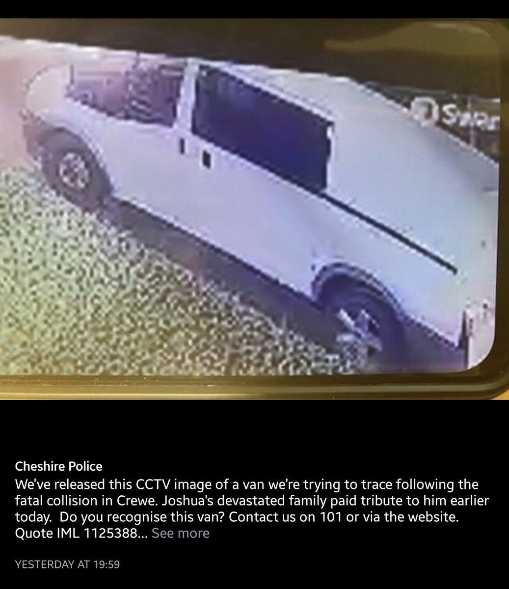 Stephenmottram's tweet photo. @RoadPolicing Similar to this one crewe are after 🧐 https://t.co/Of5Xf8nUz4
