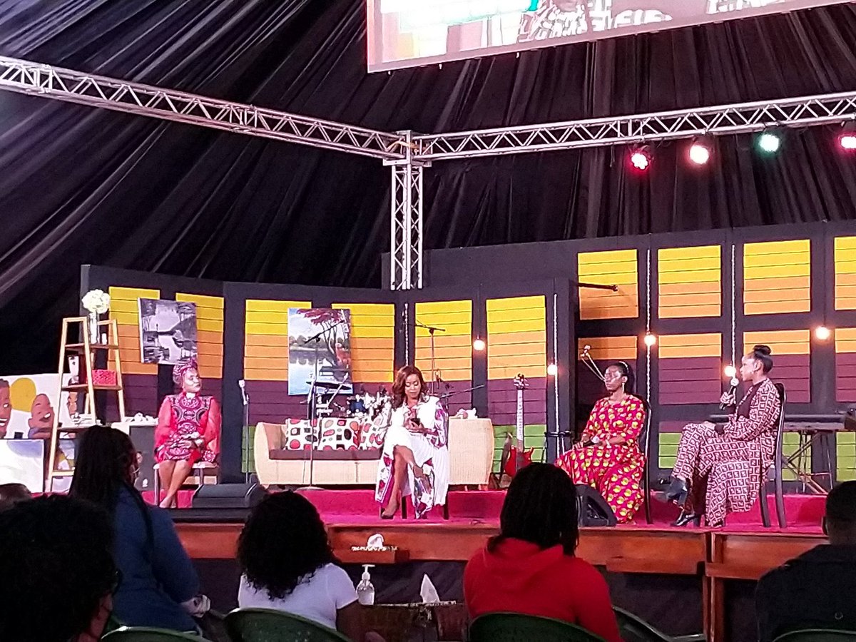 I’m at  @NairobiChapel today and they are doing an excellent series called #LetsTalk. Today they have a convo on women and leadership with @OfficialJMbugua @fmugera @MarthaKarua @NickKorir @PastorOndachi . I will be your host for the next hour. - Pics by @mosmwaniki
