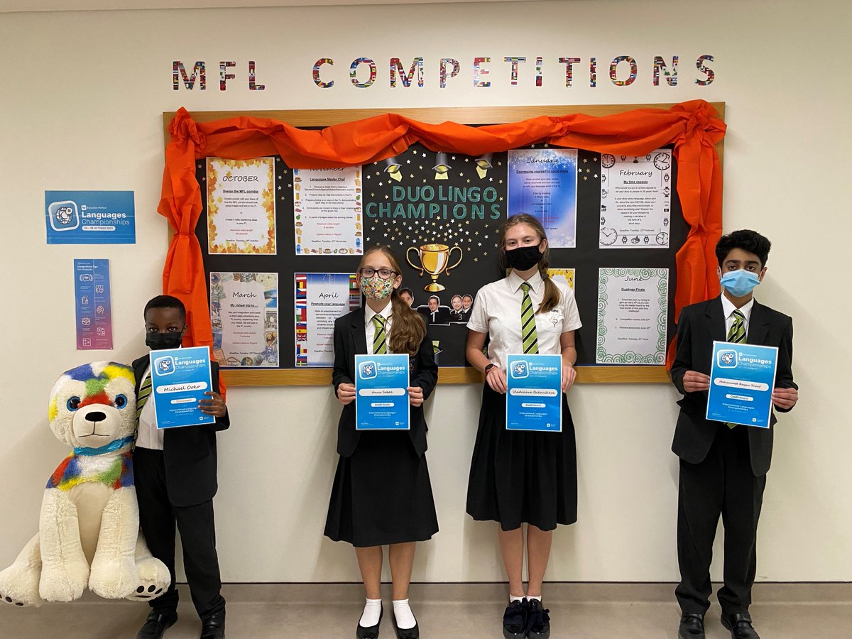 HartlandIntl's tweet photo. It has been a busy few weeks in our MFL department as students competed against 200 schools globally in the Education Perfect Global Language Championships which saw us placed 54th globally! An outstanding achievement and a BIG congratulations to all who participated. @KHDA https://t.co/v1onUAYh7J