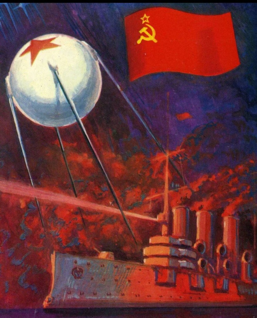 SpaceComm5's tweet image. ОКТЯБРЬ ОТКРЫЛ ПУТЬ В КОСМОС!