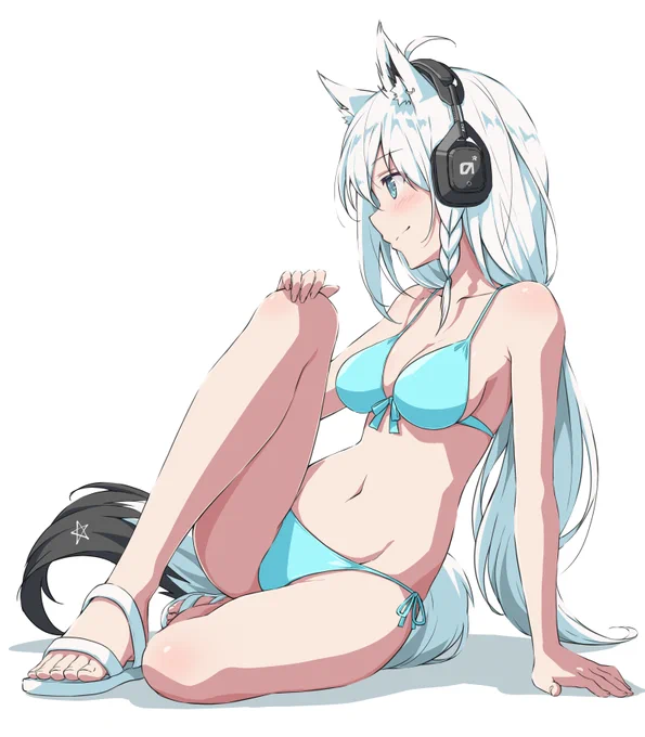 水着フブちゃん(A50はいいぞ
 #絵フブキ 