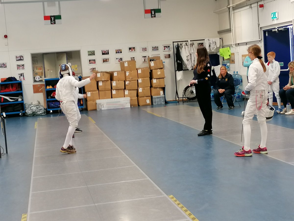 millfieldfence's tweet photo. Great to have senior squad member Haleena refereeing at the @PentathlonGB national youth tetrathlon.
A fantastic experience for her. https://t.co/lPQZ7dcp7r