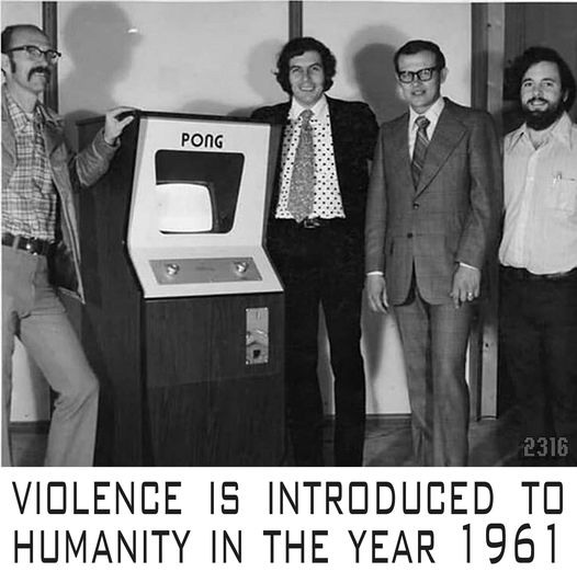 VingTroiSeize's tweet photo. #Pong #violence #videogames #80s #90s #gaming #60s #PleaseInsertCoin https://t.co/ROUIgyrATa