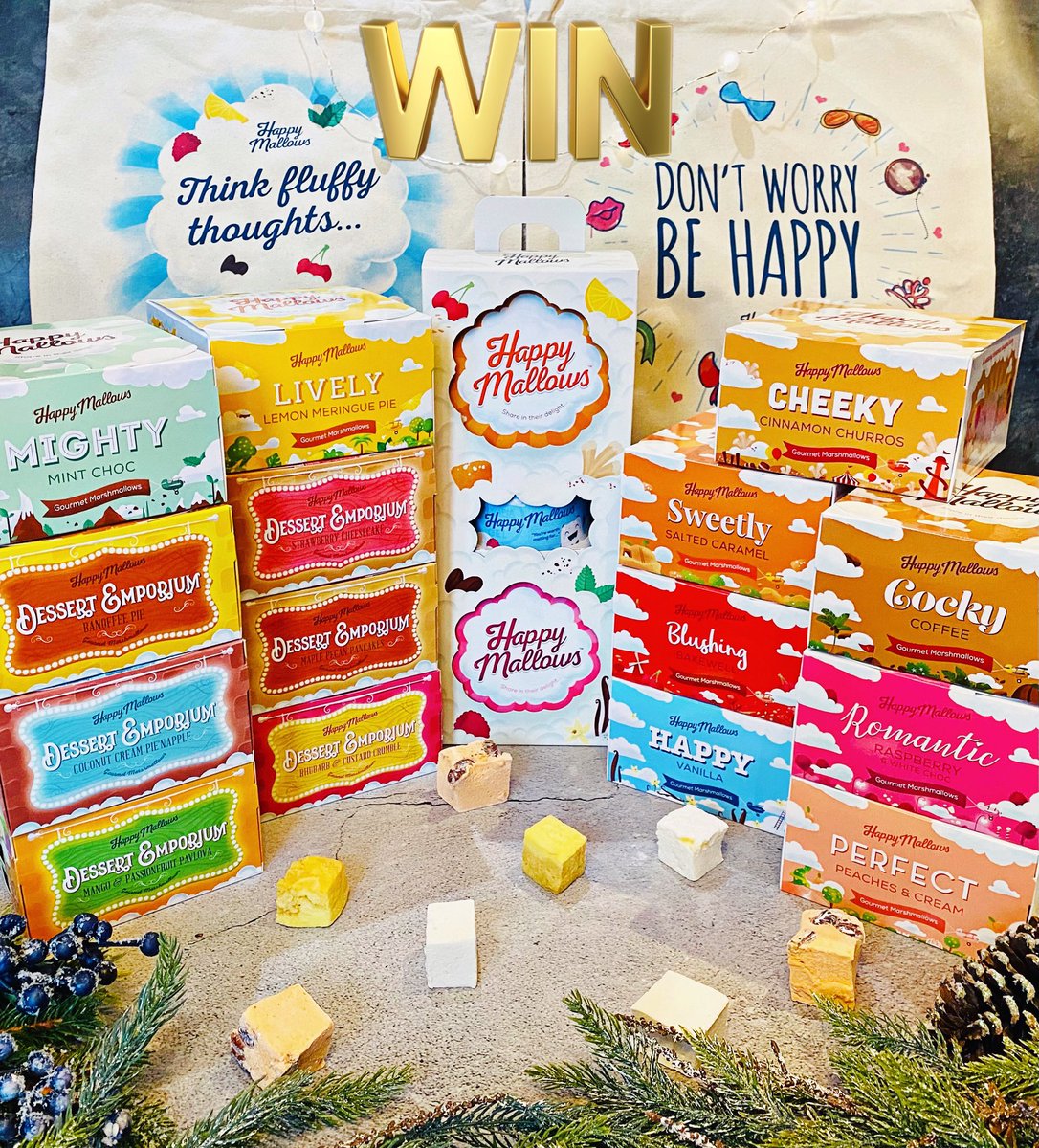 🎊 THE ULTIMATE ‘HAPPY’ CHRISTMAS #GIVEAWAY 🎊

RT, FOLLOW &amp; TAG a mallow buddy for your chance to #WIN every single one (18 in total) of our mallow-magical products in time for Xmas! 🤩🎄

GL!🤞🏼

20% Off #BLACKFRIDAY Sale now live. 🎁

💙 HAPPYMALLOWS.CO.UK 💙

#Competition
