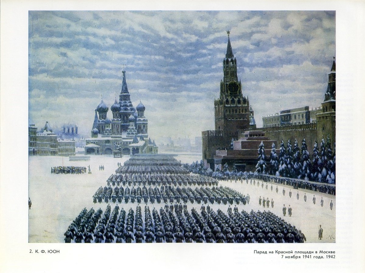 SpaceComm5's tweet image. О Легендарном Параде 7 ноября 1941  года.