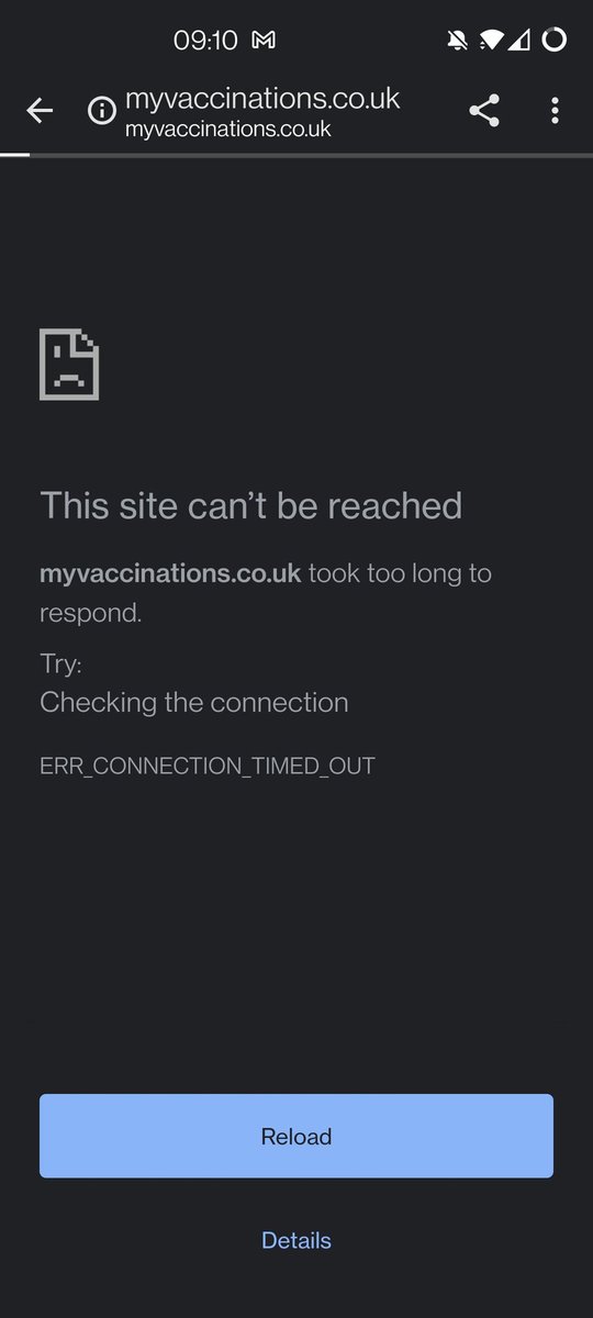 dbarrowcliff's tweet photo. @BootsHelp @quenrods I get exactly the same. Connection times out. https://t.co/1SJA5PKV7K