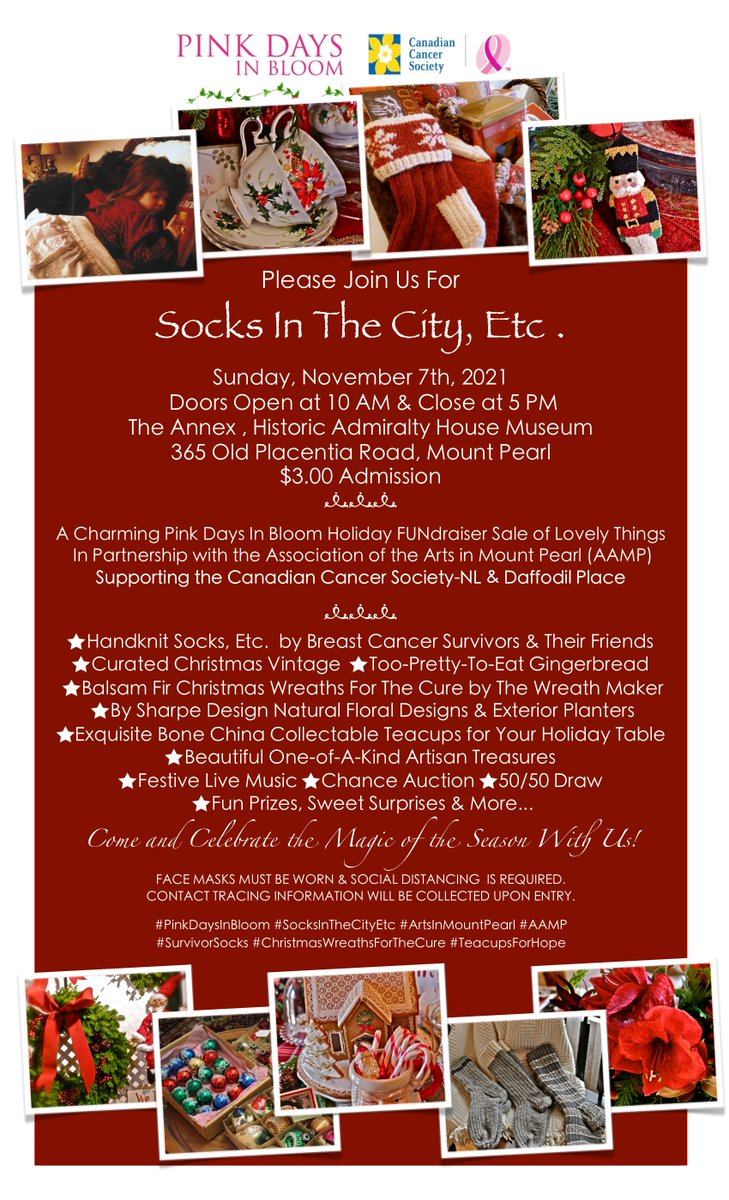 IT'S TODAY! Looking forward to seeing your "smiling eyes" @ #SocksInTheCityEtc 10AM-5PM <a href="/AdmiraltyMuseum/">Admiralty House Communications Museum</a> $3 Admission  A holiday FUNdraiser in support of #DaffodilPlace! COVID19 health &amp; safety guidelines respected