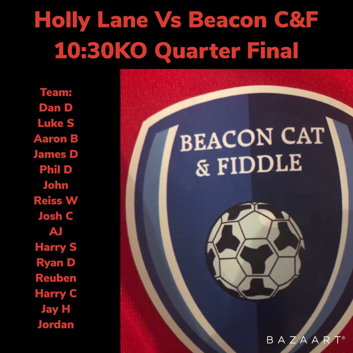 Quarter Final Action Against Holly Lane down at the Gas Erdington #UTB