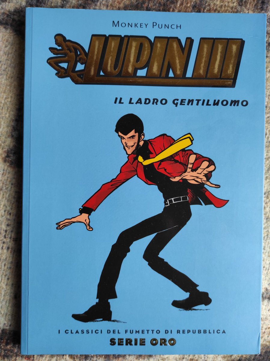 Aracn8's tweet photo. I Classici del Fumetto di Repubblica
Serie Oro 63
Lupin III
Il ladro gentiluomo
Monkey Punch
@PaniniComicsIT
#fumetti #manga #Zenigata #collaterali #paninicomics #larepubblica https://t.co/hRwkkkpUW3