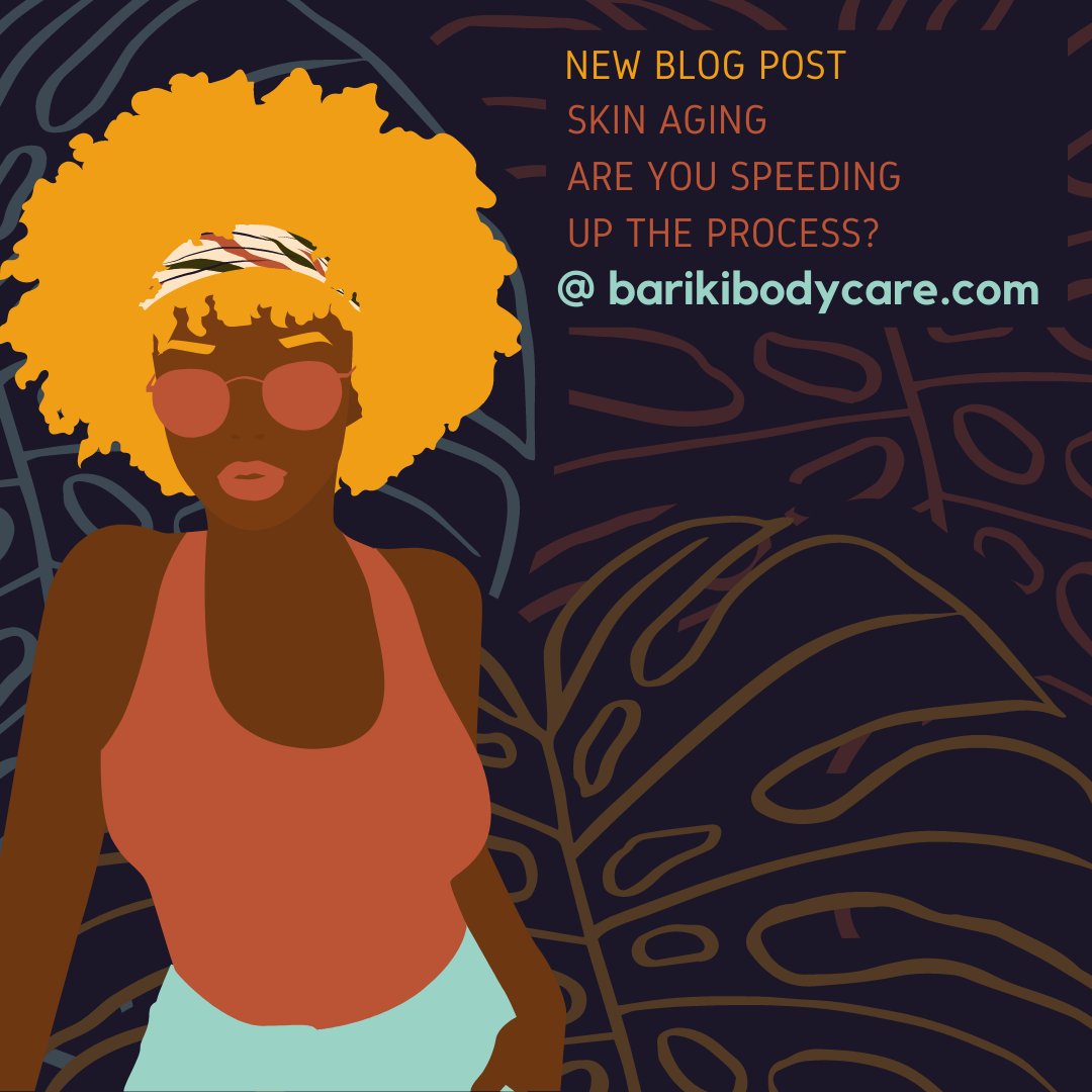 Barikibodycare's tweet photo. Checkout Bariki Body Care's new blog post about Skin Aging. Are you speeding up the process?
Click the link in the bio to read our latest blog.
barikibodycare #barikibodycareblog #blogs #blogging #bloggingwhileblack #blackblogs #blackbloggers #skincareblogs #readingmaterial https://t.co/5apC8JZOUX