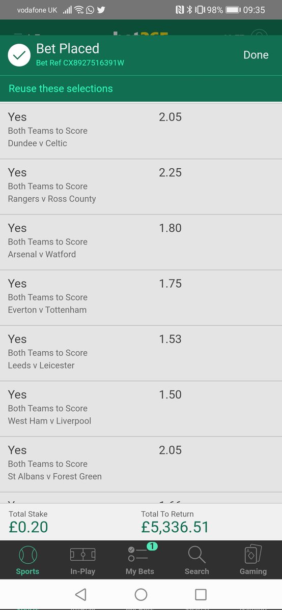 ShiteBets's tweet photo. After yesterday's Shite Bet lived up to its name, we've smashed a BTTS acca on all the UK games today.
Will it come it? Nope.
#ShiteBets #FootballTips #BettingTips #Tipster https://t.co/WH45sLQmmg