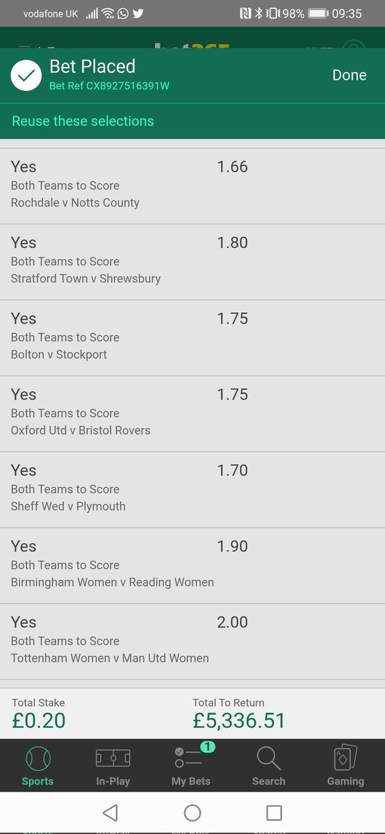 ShiteBets's tweet photo. After yesterday's Shite Bet lived up to its name, we've smashed a BTTS acca on all the UK games today.
Will it come it? Nope.
#ShiteBets #FootballTips #BettingTips #Tipster https://t.co/WH45sLQmmg