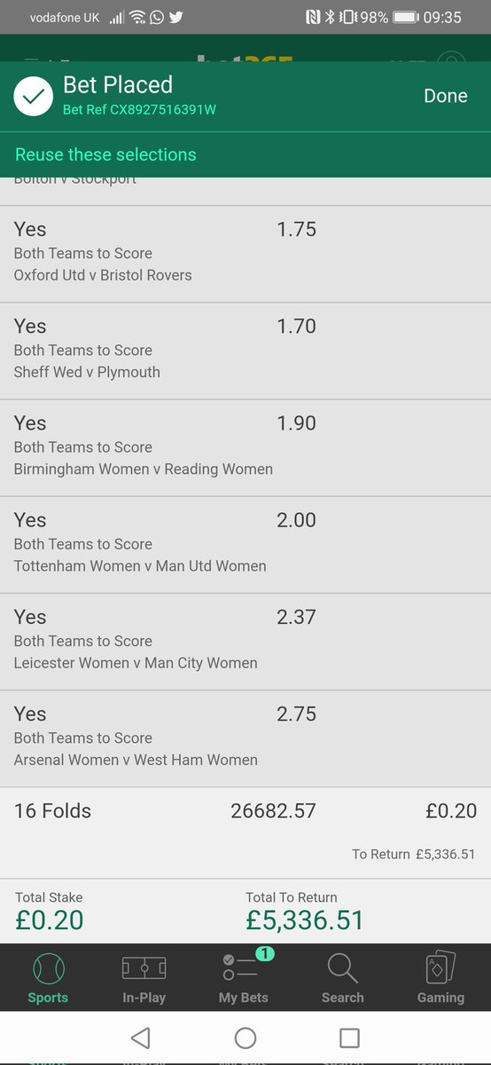 ShiteBets's tweet photo. After yesterday's Shite Bet lived up to its name, we've smashed a BTTS acca on all the UK games today.
Will it come it? Nope.
#ShiteBets #FootballTips #BettingTips #Tipster https://t.co/WH45sLQmmg