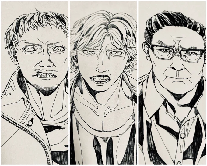 線画のコーナーです。 