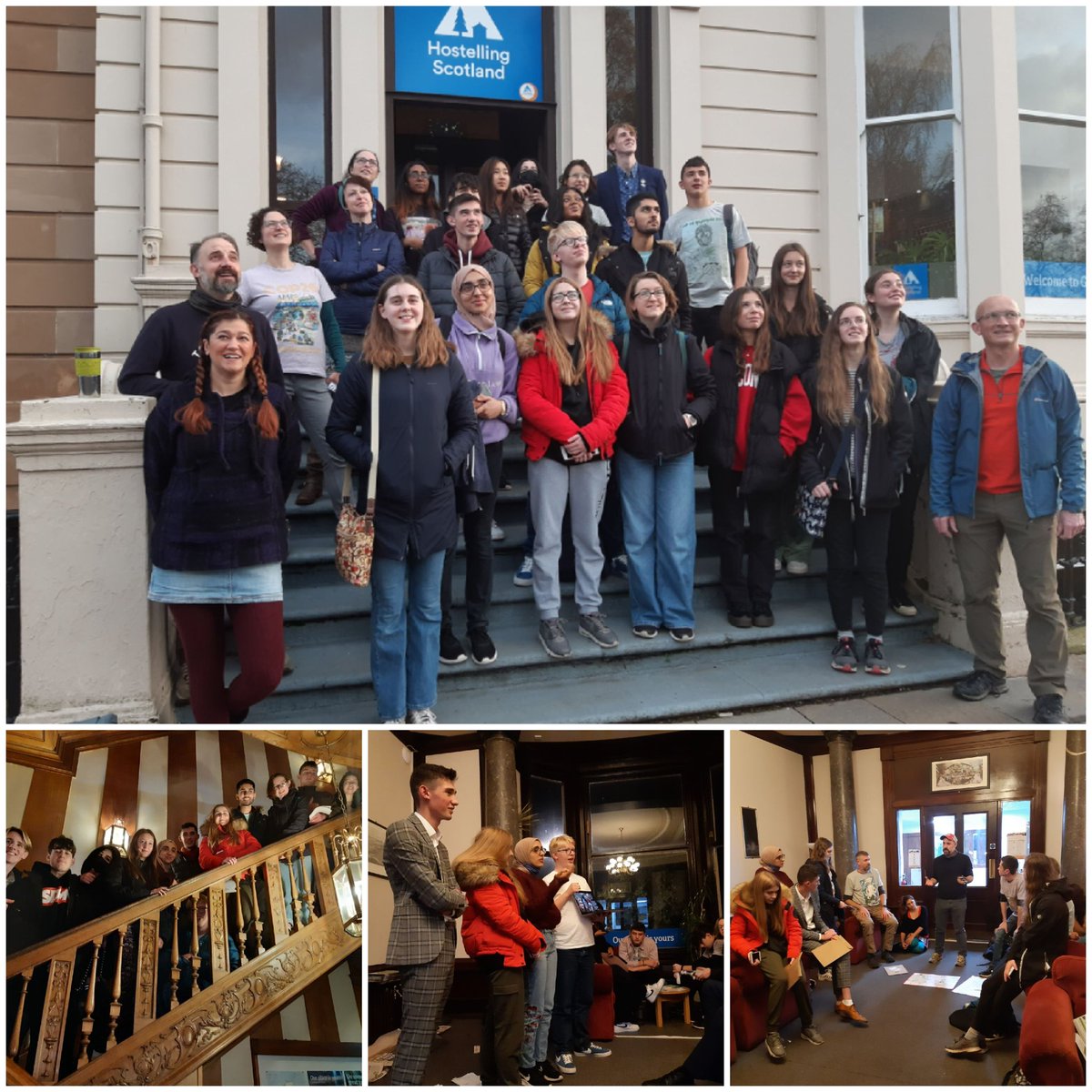 UK Schools Sustainability Network (UKSSN) (@ukschoolssusty) on Twitter photo Massive thank you to Glasgow Youth Hostel <a href="/hostellingscot/">Hostelling Scotland</a> for putting us up these past 4 days for #COP26 🙏🏠
The most friendly and supportive staff in a beautiful building in perfect location 😁
Wish we could have stayed longer!
We 💚#Glasgow
#UKSchoolsCOP26 #youthvoice Massive thank you to Glasgow Youth Hostel <a href="/hostellingscot/">Hostelling Scotland</a> for putting us up these past 4 days for #COP26 🙏🏠
The most friendly and supportive staff in a beautiful building in perfect location 😁
Wish we could have stayed longer!
We 💚#Glasgow
#UKSchoolsCOP26 #youthvoice