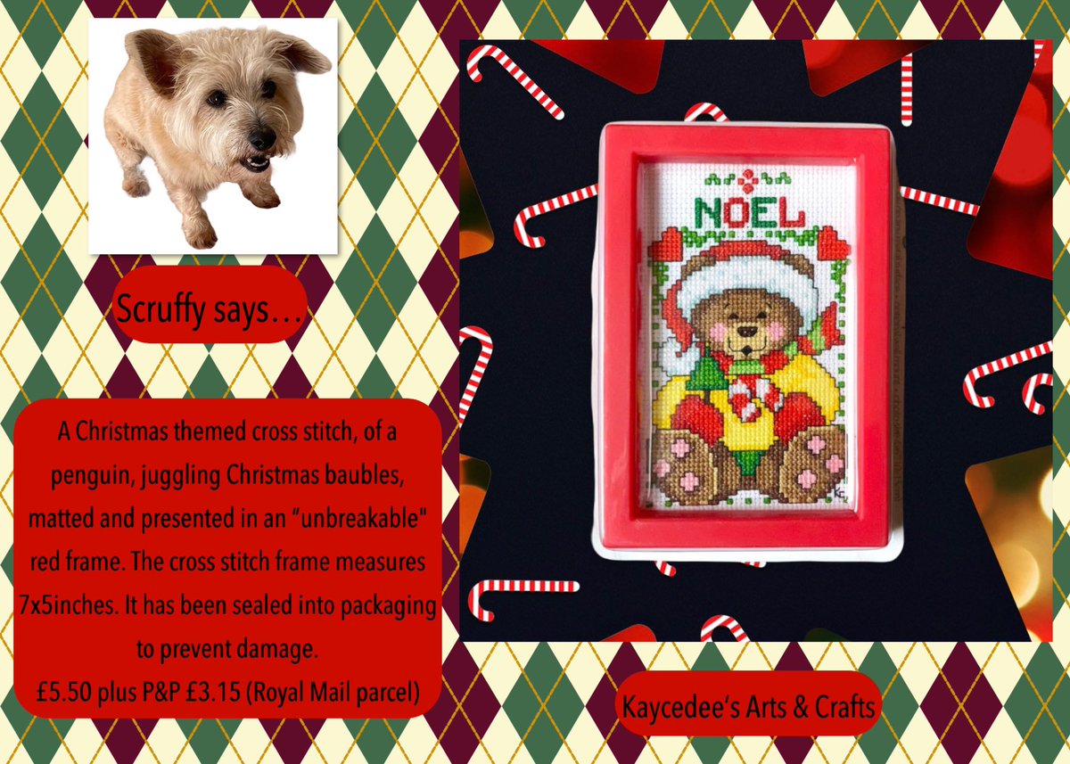 KaysArtsnCrafts's tweet photo. This little guy is looking for a home! 🐶
#dogs #petpages #Christmas #Christmasshopping #dogincontrol #decorations #handmade #SmallBusiness #crafts #arts #art #ForSale #zentangle #zentangleart #mandala #mandalaart #creative #artwork #dotpainting #htlmp https://t.co/tye5uT1bFt