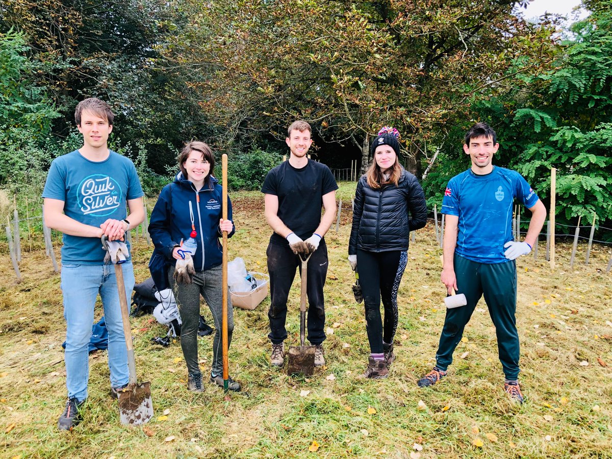 GoCardless's tweet photo. Recently a group of GeeCees took part in our very first Environmental Action Day 🌿
🌳 350 trees planted
🌼300 wildflower plants
🏨 Installing bug-hotels
Find out more about what we are doing and why biodiversity is important: https://t.co/iCprwmpOoq
#LifeAtGoCardless https://t.co/1wiVpVNJY9
