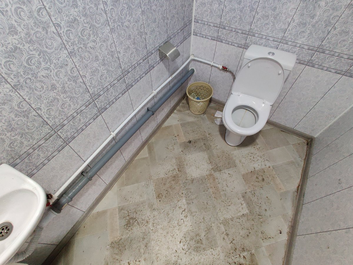 Это городской туалет в главной парковой зоне города, со своими приколами и ништяками. Особенно система вентиляции порадовала #Дубна