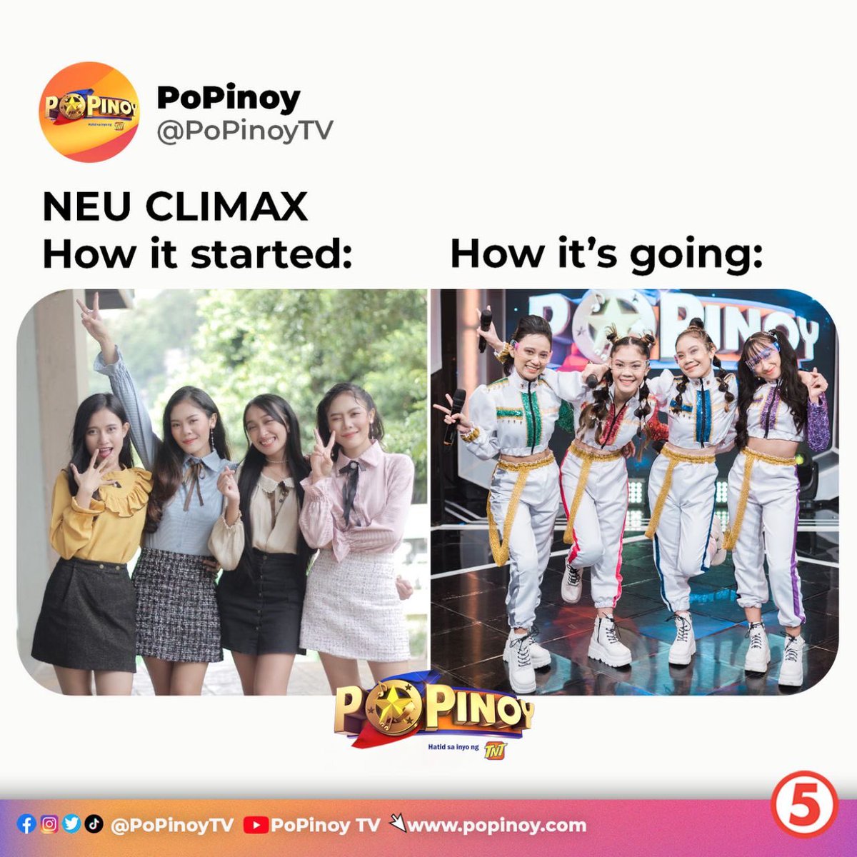 Cutie <a href="/neuclimax_ph/">NEU CLIMAX</a> Go for the best!!! Goodluck!!! 
<a href="/mainedcm/">Maine Mendoza</a> <a href="/pochoy_29/">Paolo Ballesteros</a>
<a href="/PoPinoyTV/">PoPinoy</a>

MAINE PopPinoyTVHost
#PoPinoyGrandFinals 
#MaineMendoza