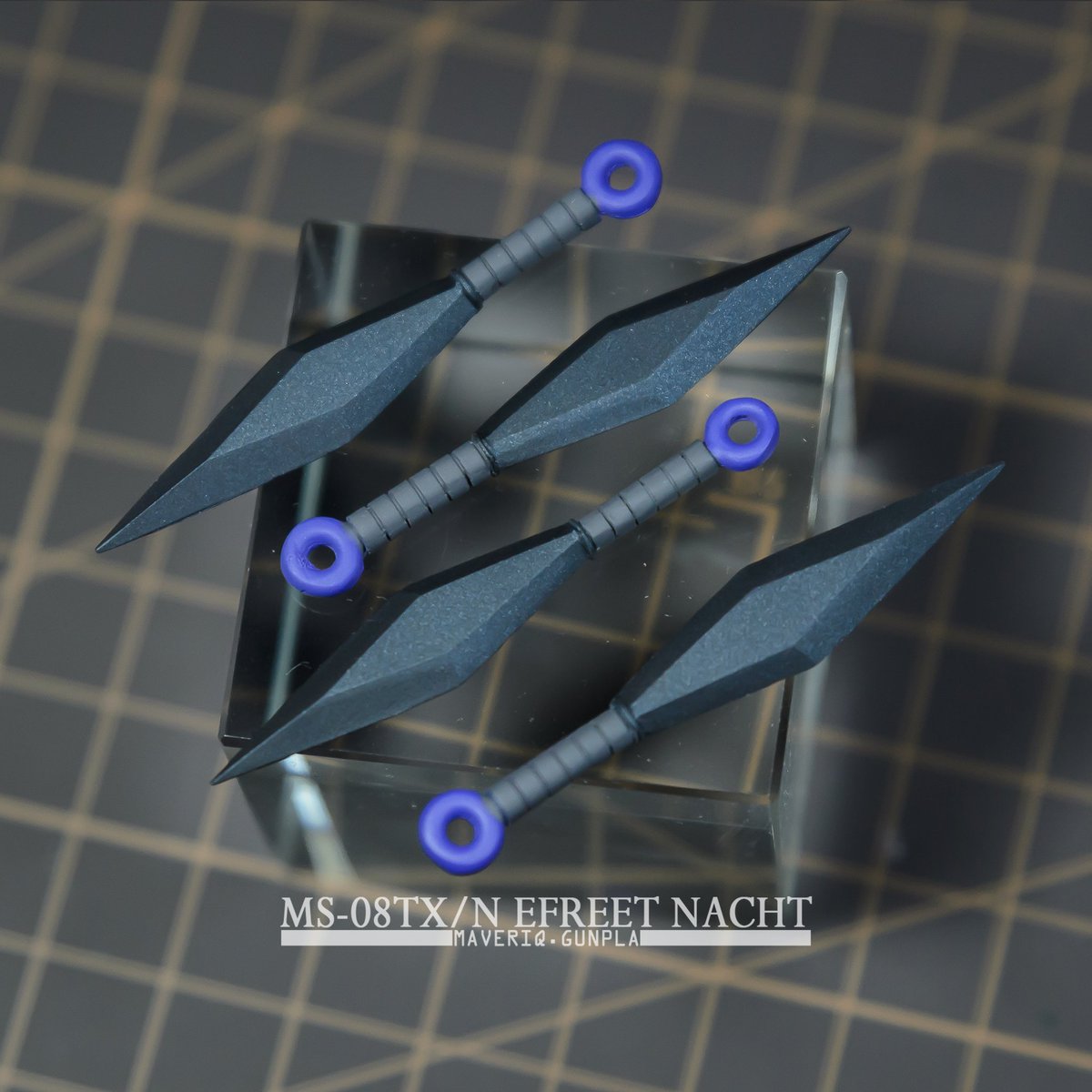 MaveriqGunpla's tweet photo. RE100 Efreet Nacht GK
Cold Kunai(s)
#gundam #mobilesuit
#gunpla #resinkit
#ms08txn #efreetnacht
#neozeon #zeonremnant
#gunplaphotography #gundamphotography https://t.co/y2xFNrQPd3