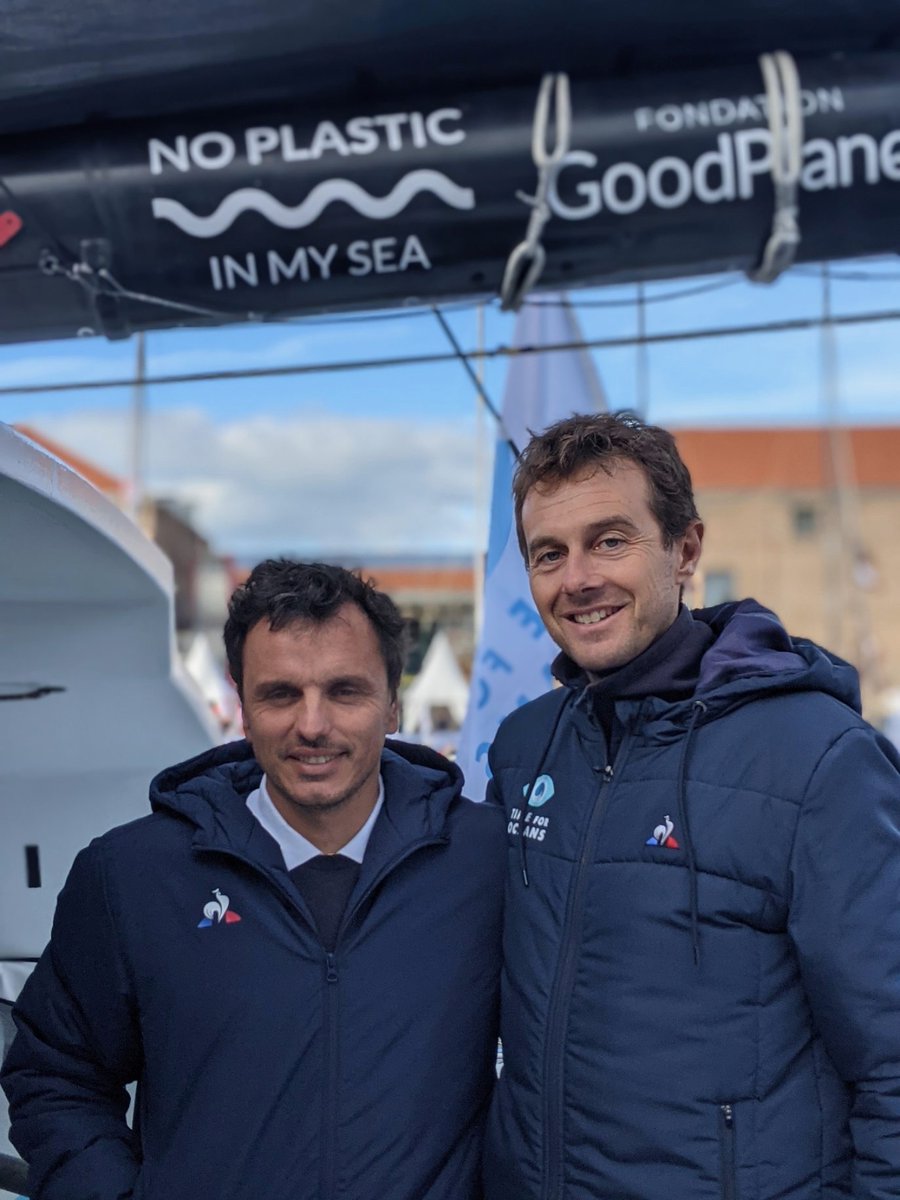 Bonne chance à <a href="/stephlediraison/">Time For Oceans - Stéphane Le Diraison</a> et son co-skippeur <a href="/didaccostaVG/">Didac Costa</a> pour cette 15ème édition du @TransatJV ! ⛵💙

#TimeForOceans #wearetimeforoceans #TFO