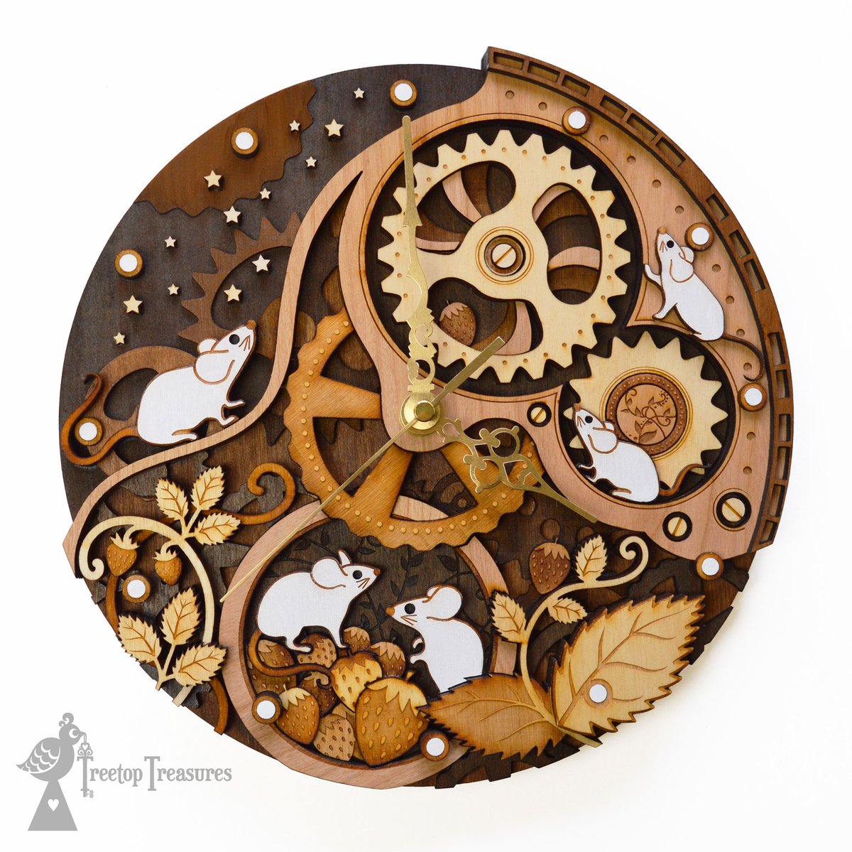 TreetopT_Gifts's tweet photo. Our best selling Clockwork Mice wall clock šš
#ukgifthour #UKGiftAM #TreetopTreasures #supportsmallbusiness #SmallBusiness #shopindie #mouseclock #mouselovers https://t.co/ZZM3hUERNN