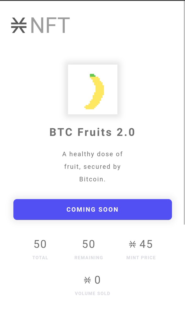 739art's tweet photo. The 2nd (and last) Edition of Fruits is here, the collection drops tomorrow, Monday 8 November at 9am PT or 12pm ET. The collection is here https://t.co/Q8lJzGa8V2 Get your STX ready 😉 #BTC #STX #NFTCommunity #NFTcollections https://t.co/pTCWYAEdDh