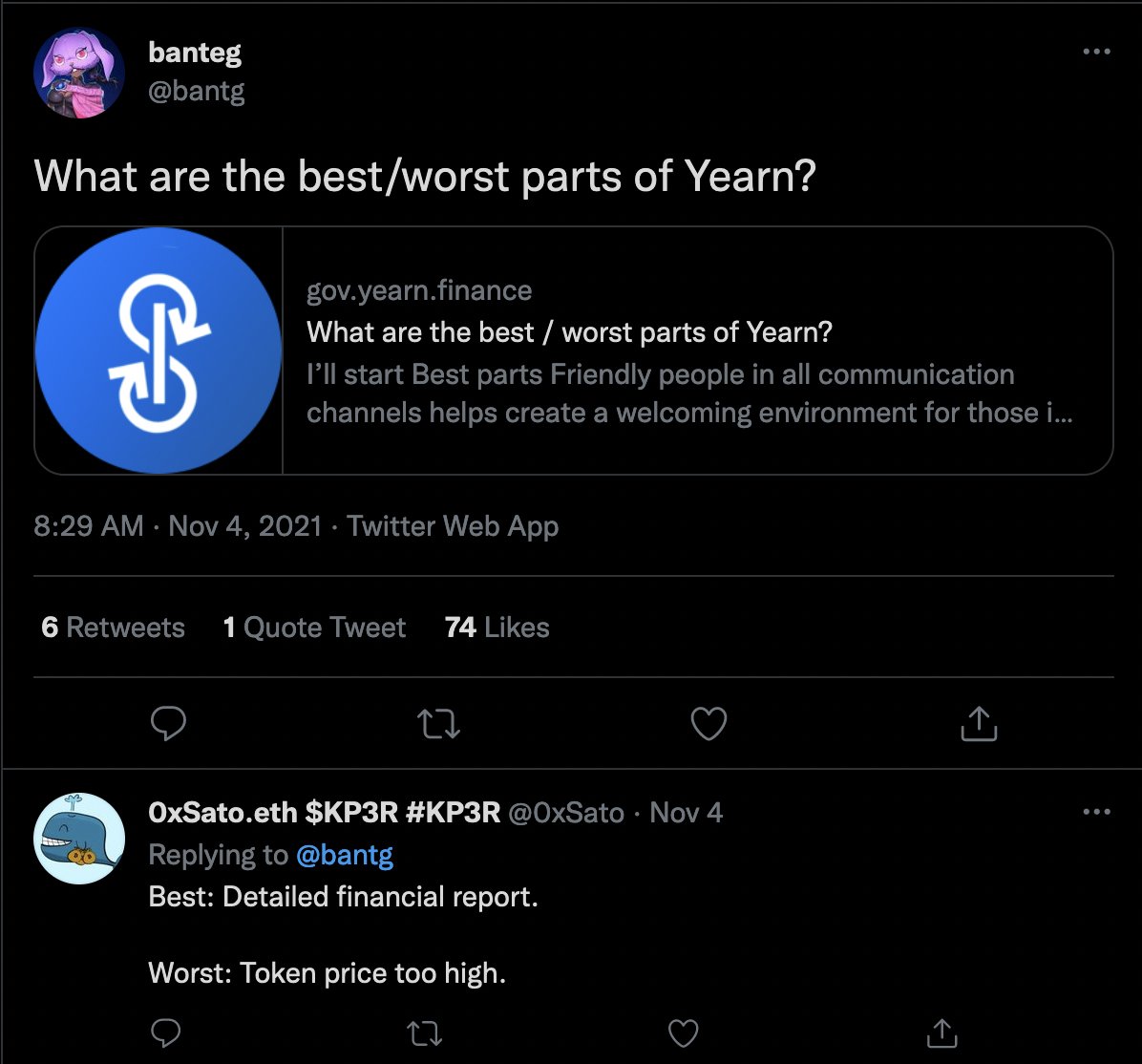 crypto_condom's tweet photo. Alpha Leak: @iearnfinance suffers from unit bias &amp; lack of yield baring status to $YFI token holders. It has fallen out of the top 100 because who wants to hold a $34k governance token that gives them no yield...right?...right? 🧐 

Well.... $YFI governance has been busy. 
👇🧵 https://t.co/PL7aaWSQvu