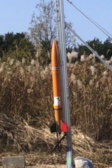 ASSP_Rocket's tweet photo. 本日12時30分頃、能代宇宙イベントにて、HTI-40号機βの打ち上げに成功いたしました!!!🚀🚀
機体は弾道落下をしてしまい残念ですが、1度は断念せざるを得なかった打ち上げの成功に、メンバー一同喜んでおります😆😆
ご協力頂いた関係各所の皆様、本当にありがとうござい��した！ https://t.co/NFeph2NoEG